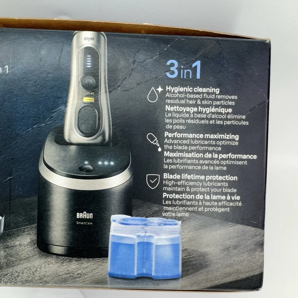 Braun 3 in 1 Shaver Care 4 Pack Cartridges New Sealed in Box